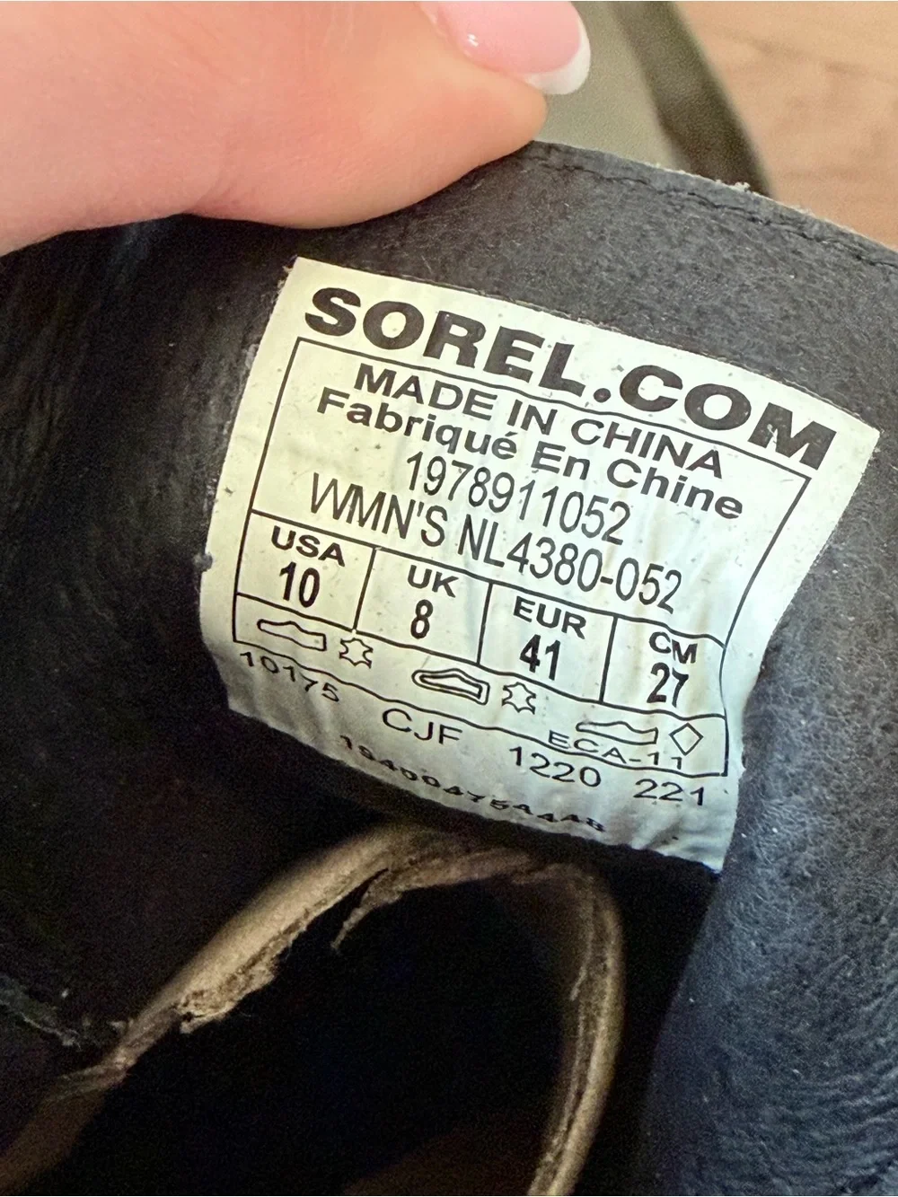 NWT Sorel Womens Joan Uptown Lace Boot Gray Size 10 leather boots new